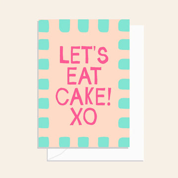 Elm Paper - Capri Let's Eat Cake Card