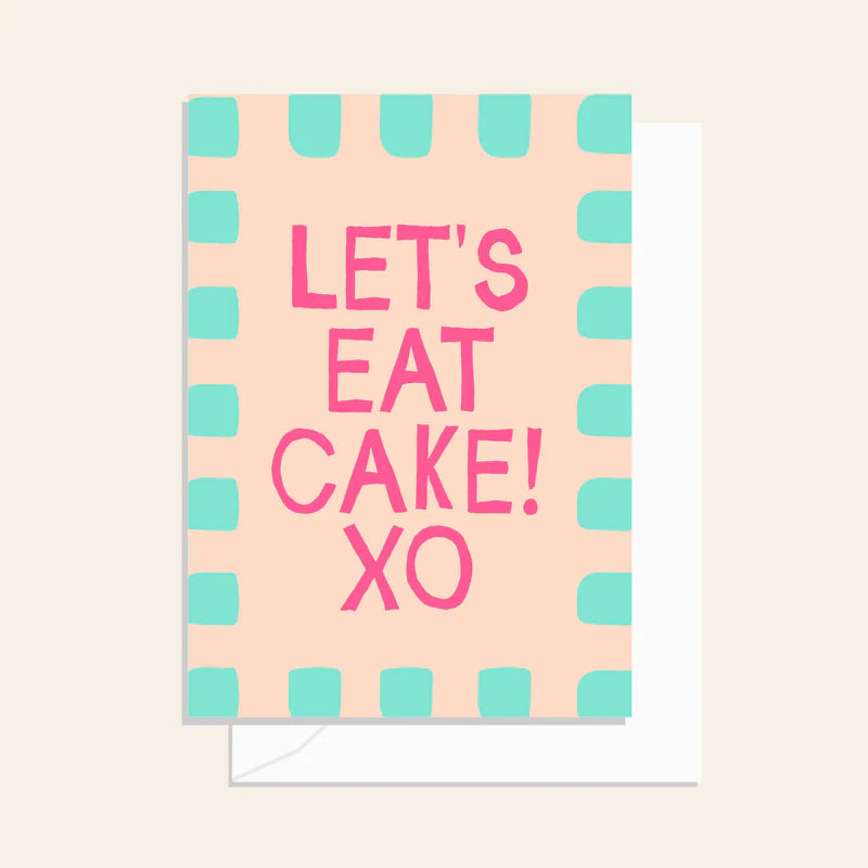 Elm Paper - Capri Let's Eat Cake Card