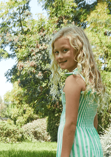 Eve Girl - Tang Dress - Green