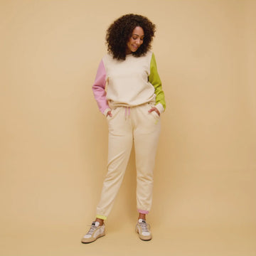 Sage & Clare - BEXLEY COTTON SWEATER - VANILLA