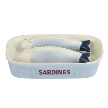 Coast to Coast - Sardine Ceramic Salt & Pepper Set