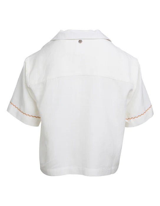 Eve Girl - Sunrays Shirt - Vintage White - Kids Size 8-14