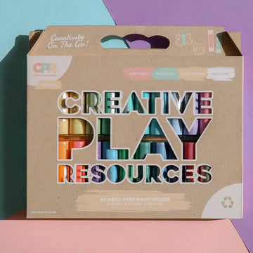 Creative Play Resources - Paint Sticks - 24 Pack Assorted