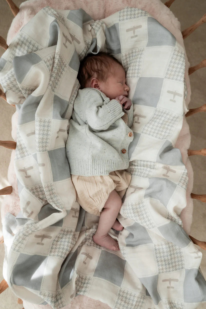 Pop Ya Tot - Wright Flyer Swaddle