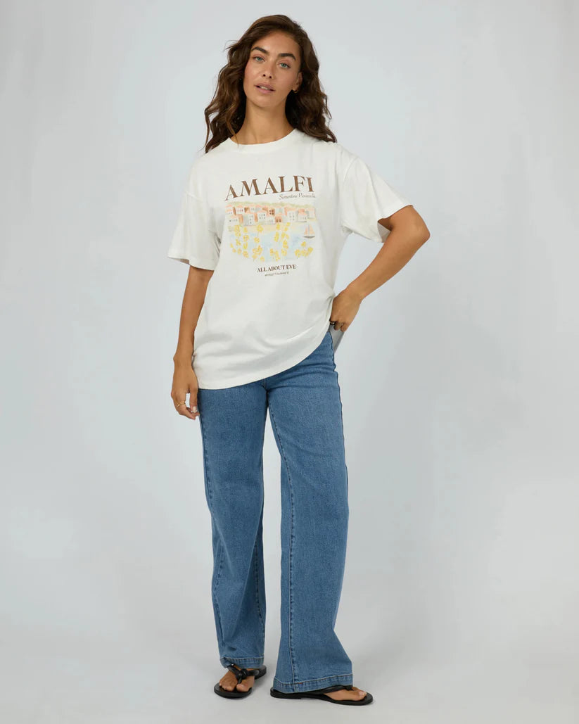 All About Eve - Amalfi Relaxed Tee - Vintage White