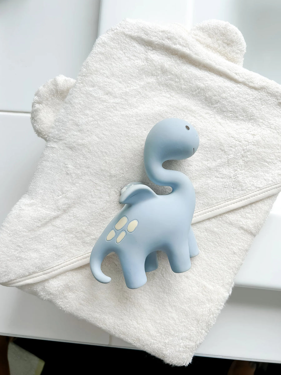 Winnie Parkes - Diplo the Dino-Dragon Teether - Powder Blue
