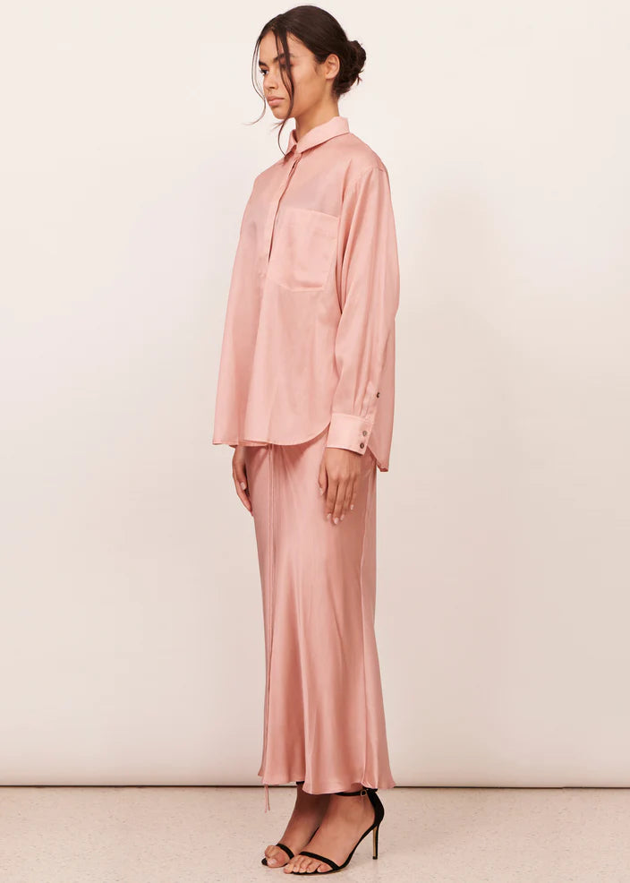 Apartment Clothing - Delphine Silk Organdie Shirt - Pink