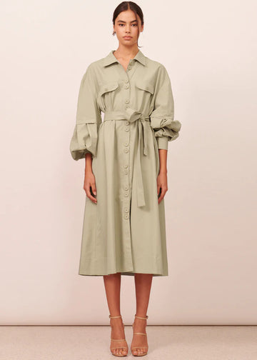 Apartment Clothing - Elea Trench Dress - Khaki