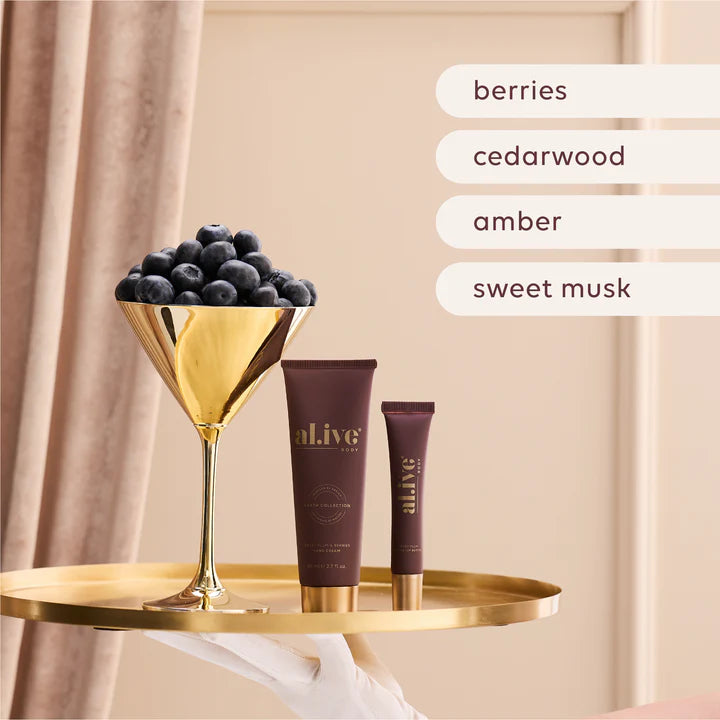 Al.ive Body - Hand & Lip Gift Set Sweet Plum & Berries