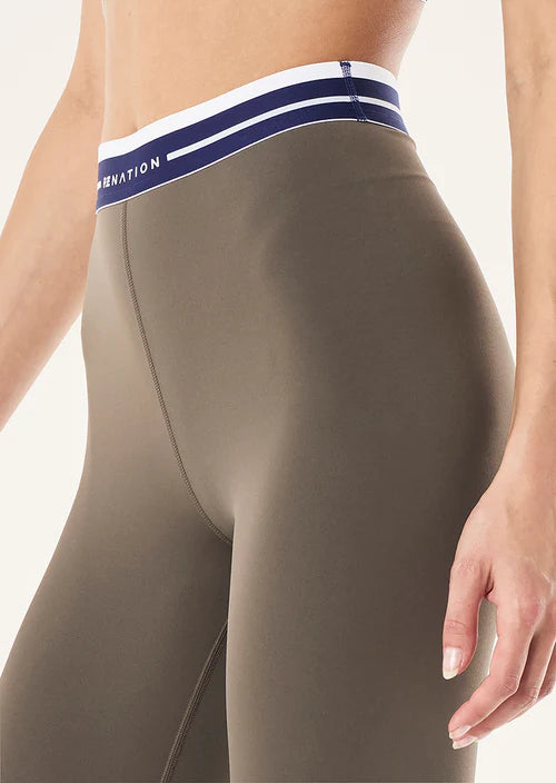 P.E Nation - Avant Full Length Leggings in Major Brown