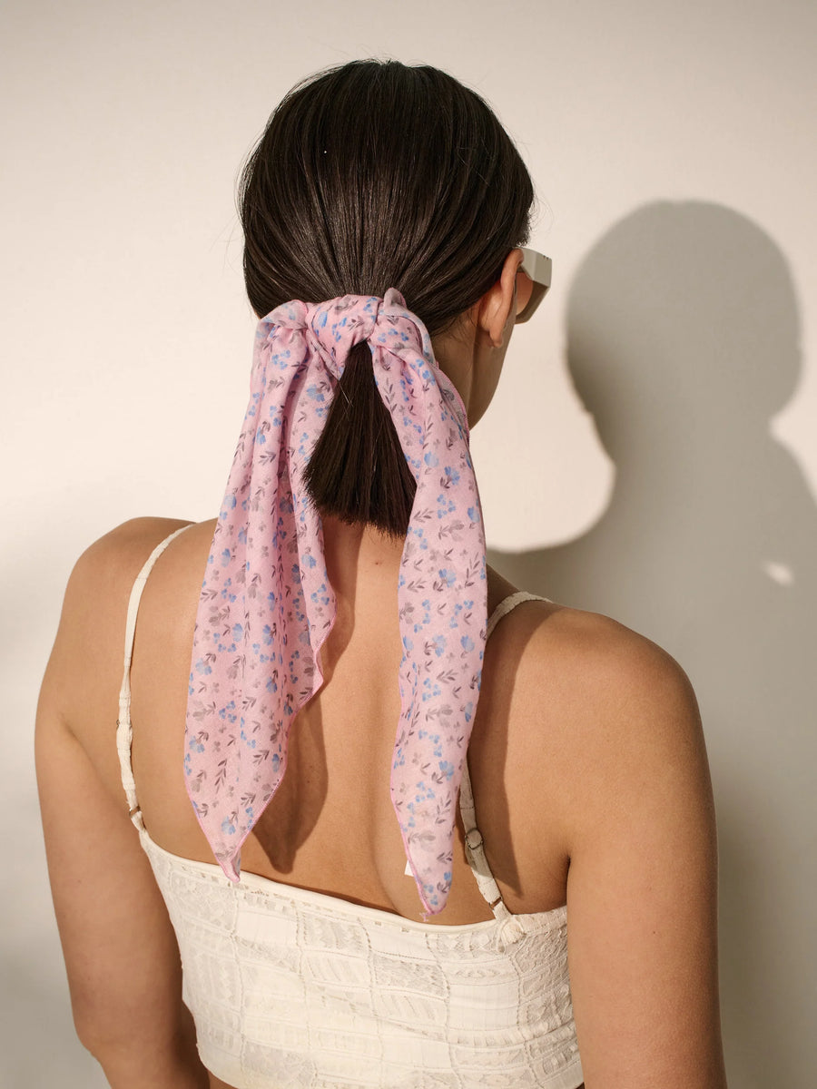 Angels Whisper - Pink Daisy Print Bandana