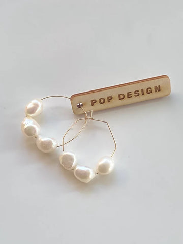 Pop Design - Fresh Water Pearl Earrings - Madeline