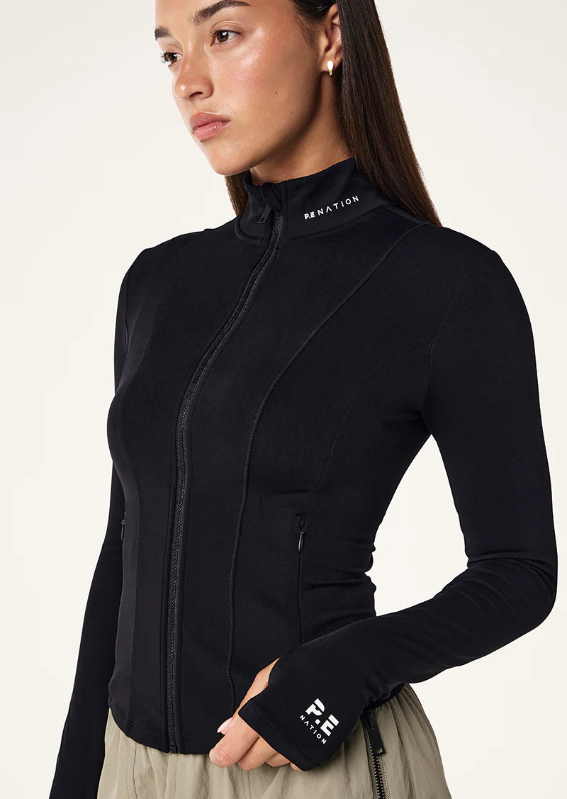 P.E Nation - BREAKTHROUGH JACKET IN BLACK
