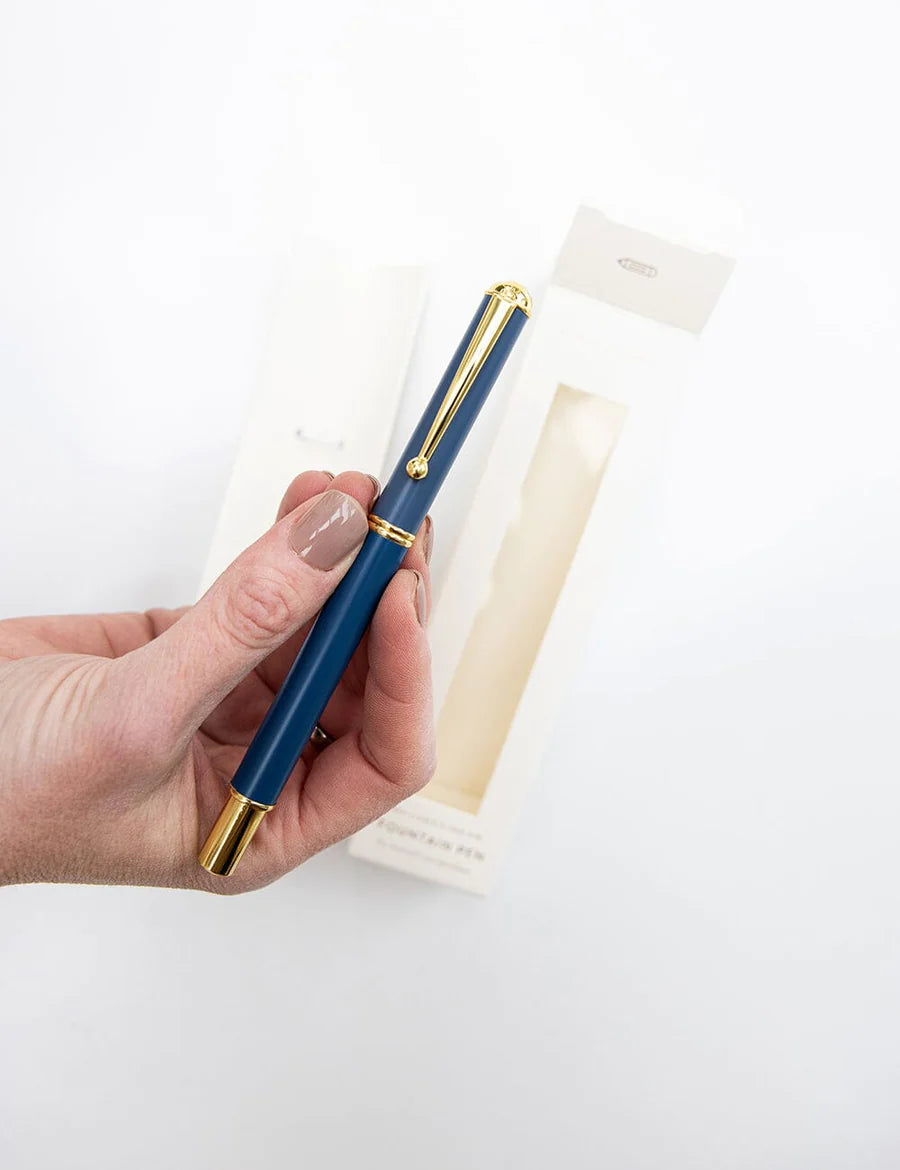 Bespoke Letterpress - Blue Fountain Pen