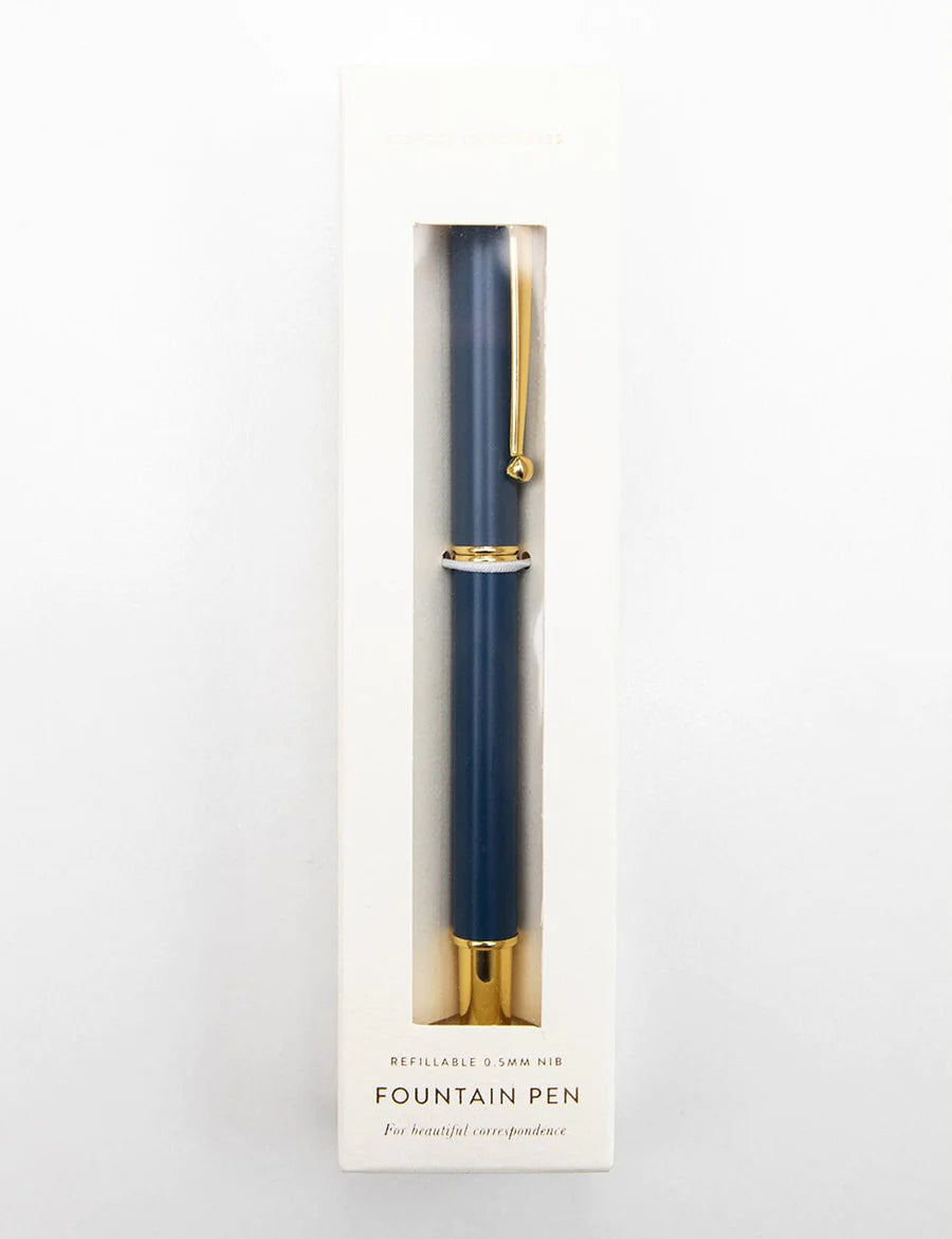Bespoke Letterpress - Blue Fountain Pen