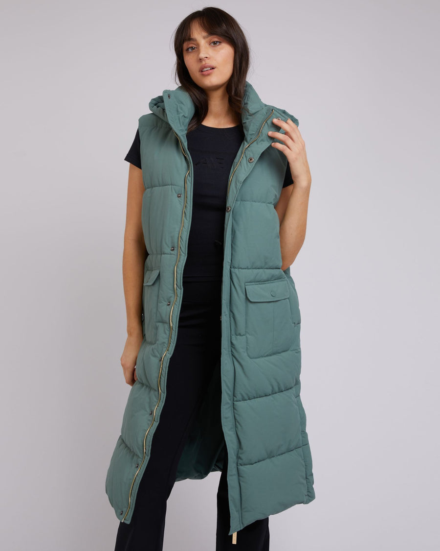 All About Eve - Active Midi Vest - Green