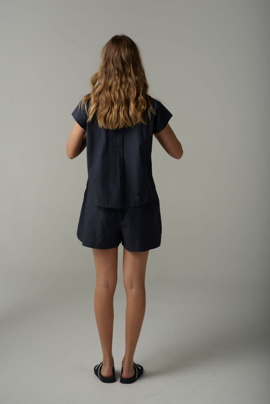 Cloth + Paper + Scissors - Pull On Shorts - Parisian Navy