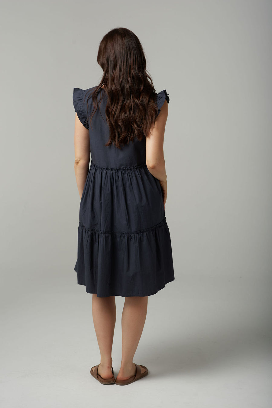 Cloth + Paper + Scissors - Mini Sundress - Parisian Navy