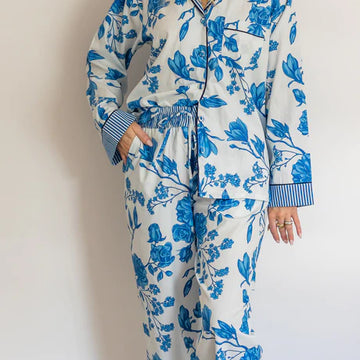 Luxe & Beau - Camille Pyjamas - Blue