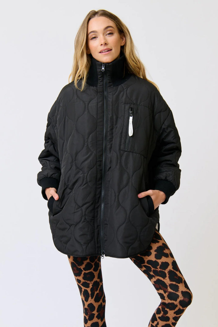 Cartel & Willow - Bridie Jacket - Black/Cream