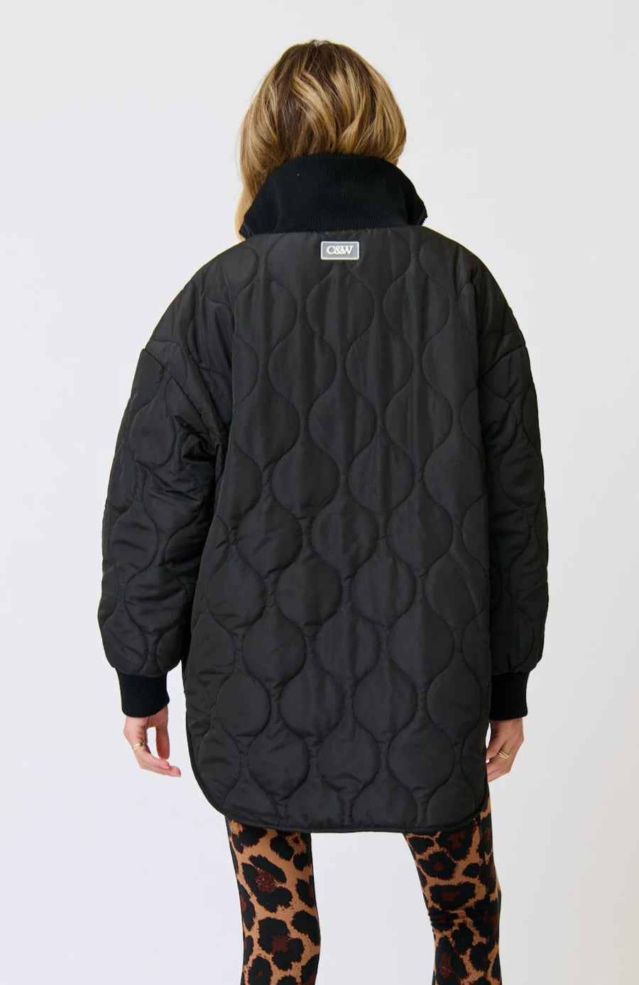 Cartel & Willow - Bridie Jacket - Black/Cream