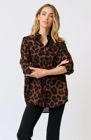 Cartel & Willow - Tammy Shirt - Coco Leopard