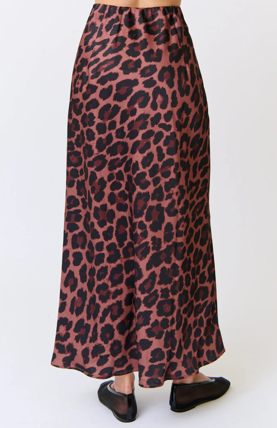 Cartel & Willow - Millie Slip Skirt - Coco Leopard