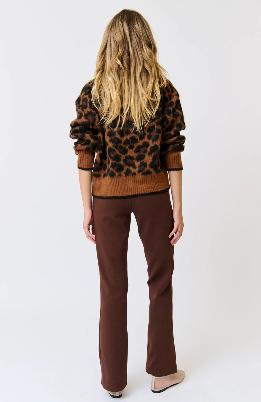 Cartel & Willow - Leah Knit Cardi - Coco Leopard