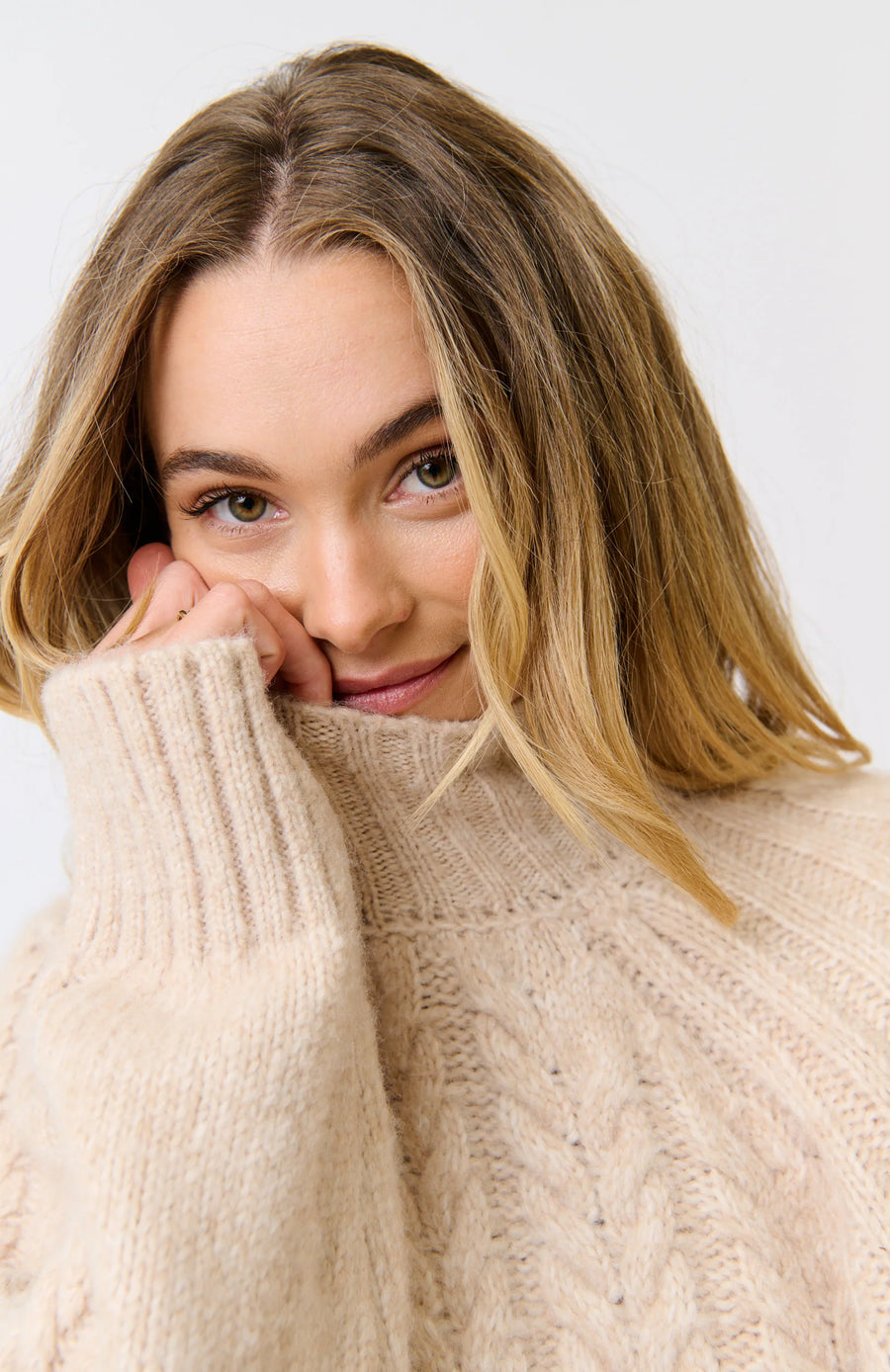 Cartel & Willow - Sienna Knit - Oat Marle