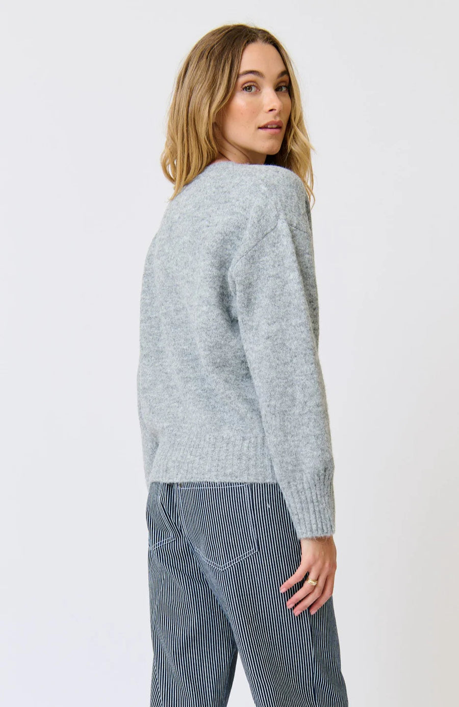 Cartel & Willow - Aurora Knit Cardi - Grey Marle