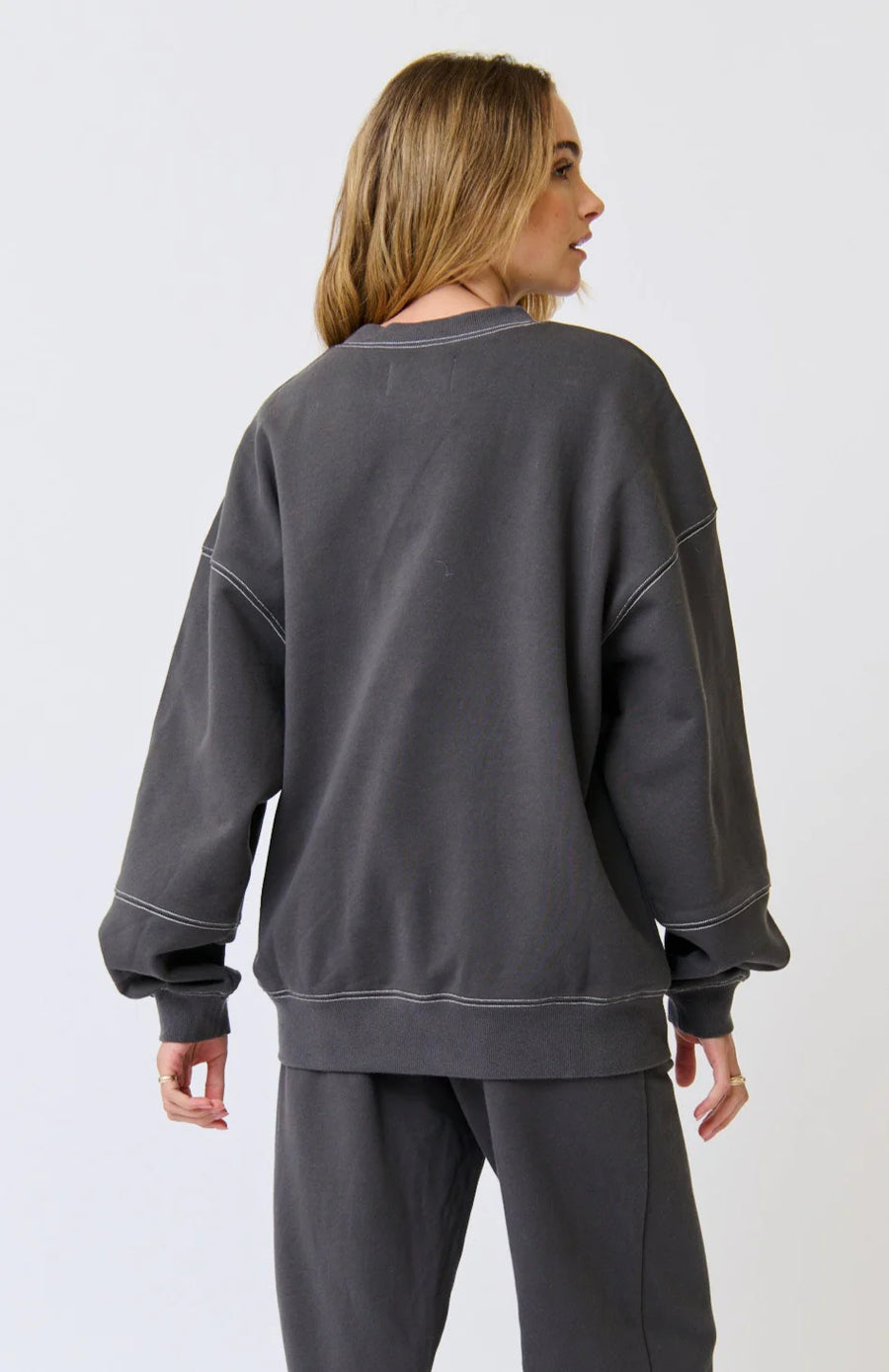 Cartel & Willow - Aubrey Sweater - Charcoal