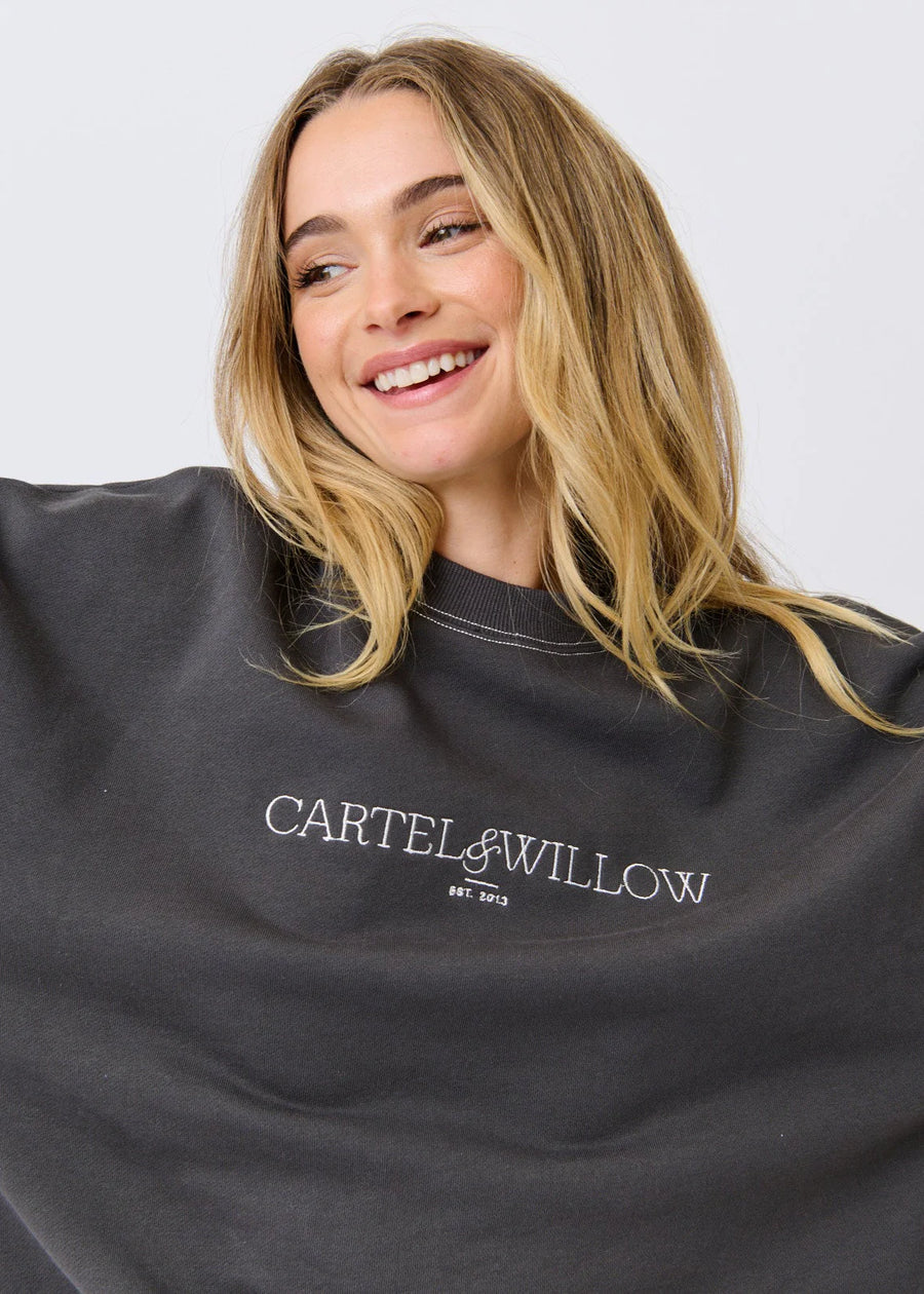 Cartel & Willow - Aubrey Sweater - Charcoal