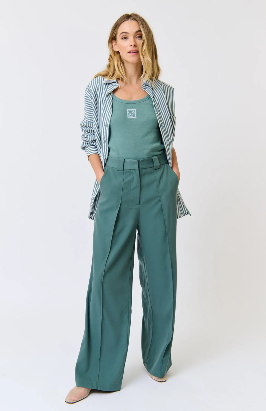 Cartel & Willow - Willa Pant - Alpine Mist