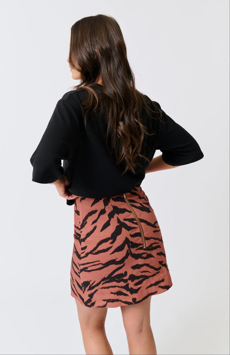Cartel & Willow - Zyla Mini Skirt - Zebra