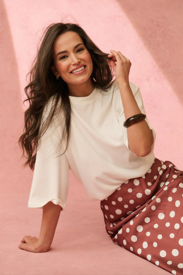 Cartel & Willow - Solana Tee - White