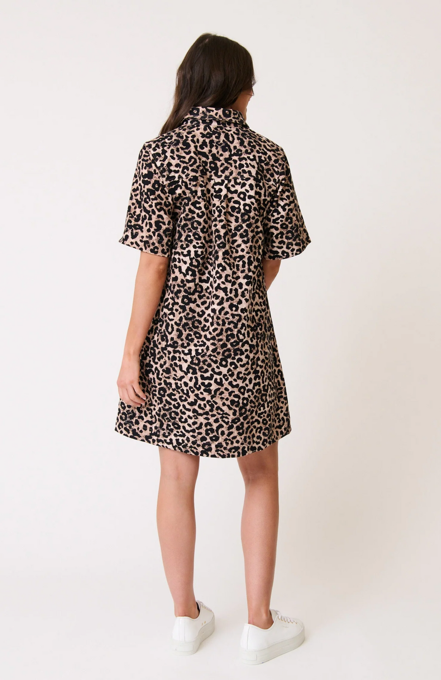 Cartel & Willow - Quinn Dress - Neutral Leopard