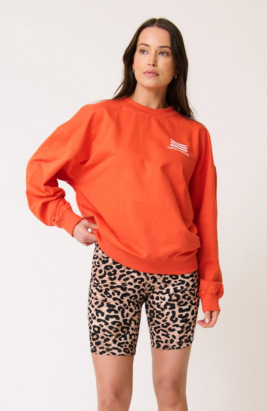 Cartel & Willow - Nina Sweater - Mandarin