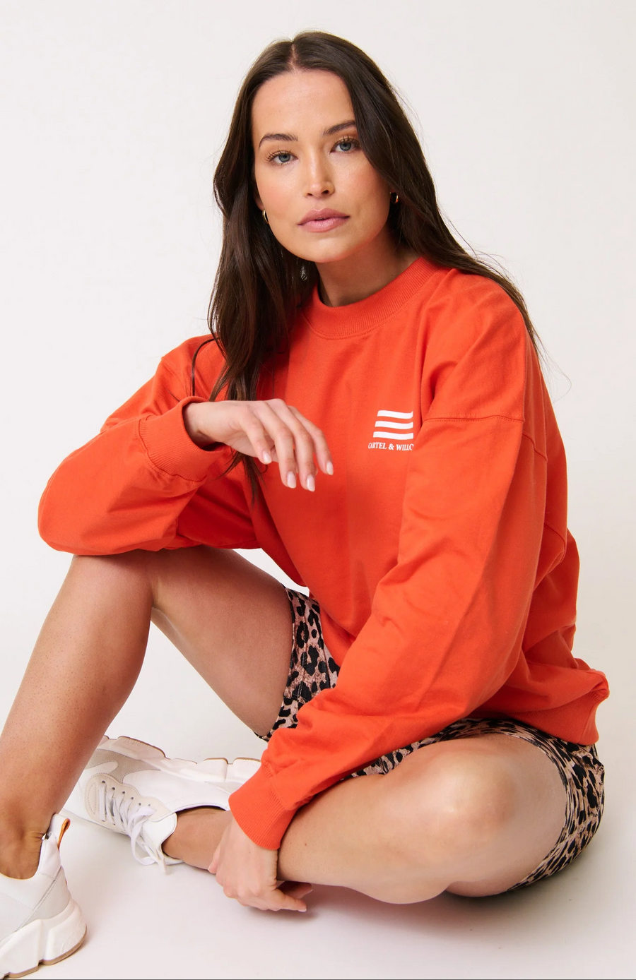 Cartel & Willow - Nina Sweater - Mandarin