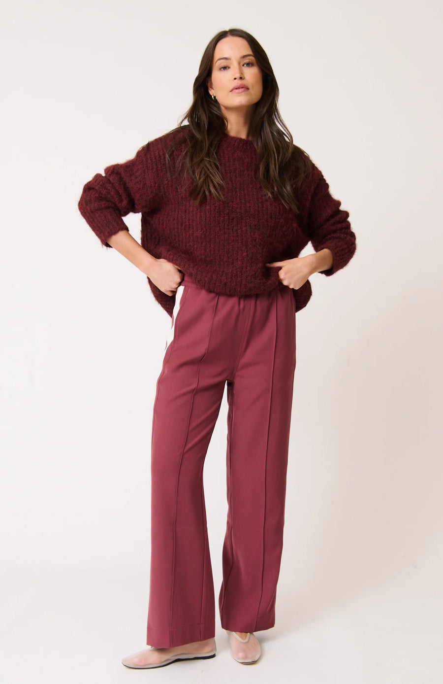Cartel & Willow - Indica Pant - Plum