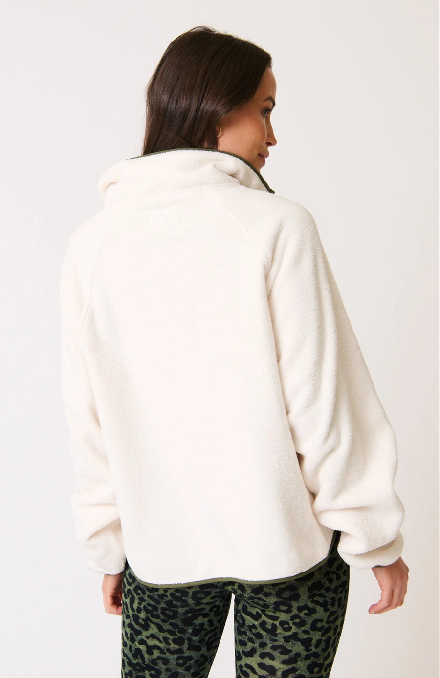 Cartel & Willow - Mattie Pullover - Cream / Khaki