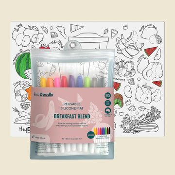 Hey Doodle - Breakfast Blend Classic Colouring & Doodle Mat