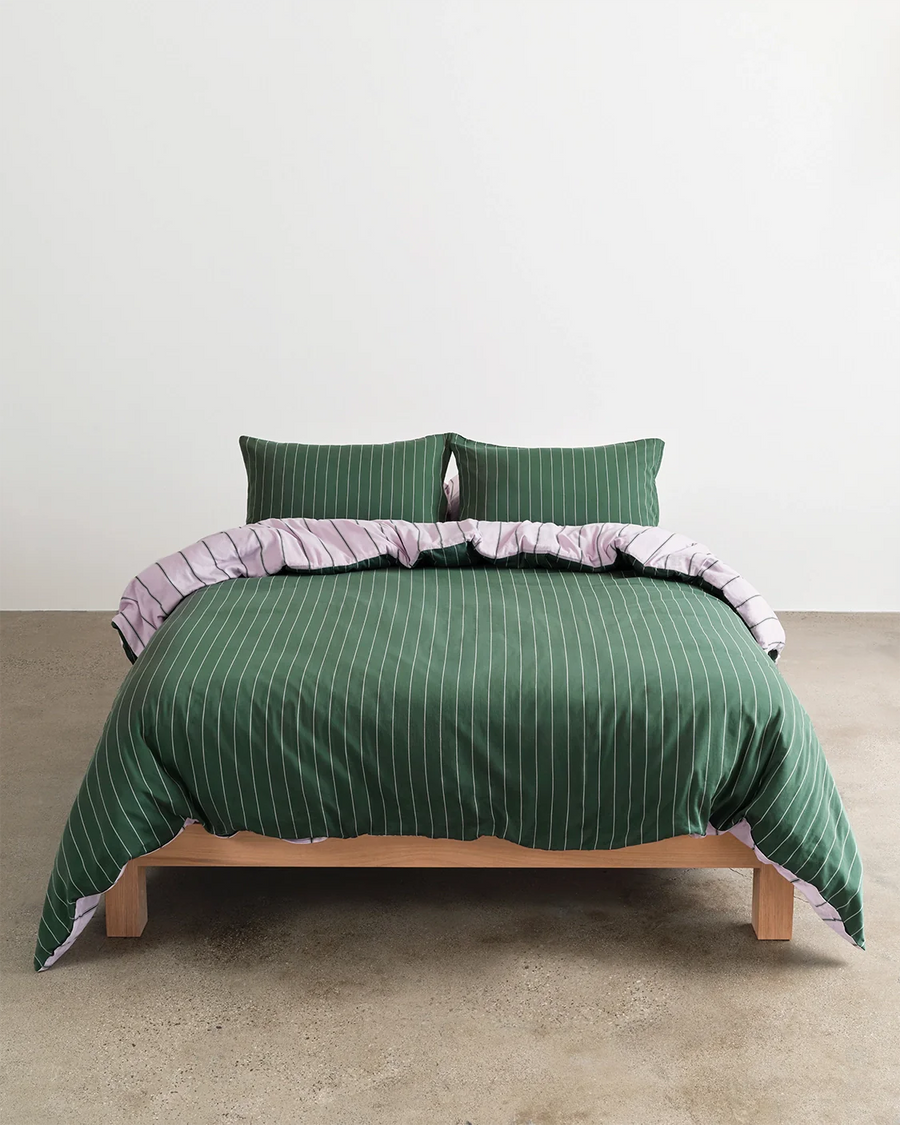 Hommey - Quilt Cover - Violet/Clover - Queen