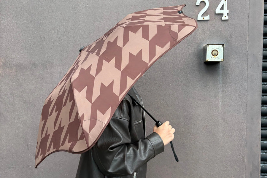 BLUNT - Metro Umbrella - Houndstooth Cocoa