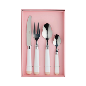 In The Roundhouse - Cutlery Set - White & Beige
