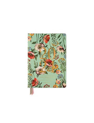 Bespoke Letterpress - 2024 Pocket Planner - Wildflower