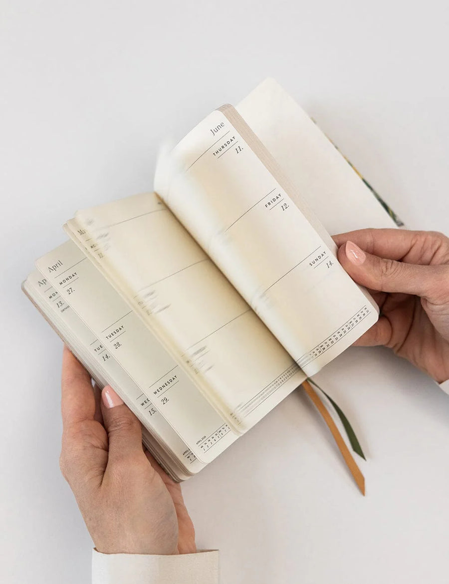Bespoke Letterpress - 2026 Pocket Planner - Wildflowers