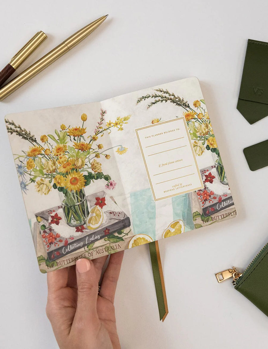 Bespoke Letterpress - 2026 Pocket Planner - Wildflowers