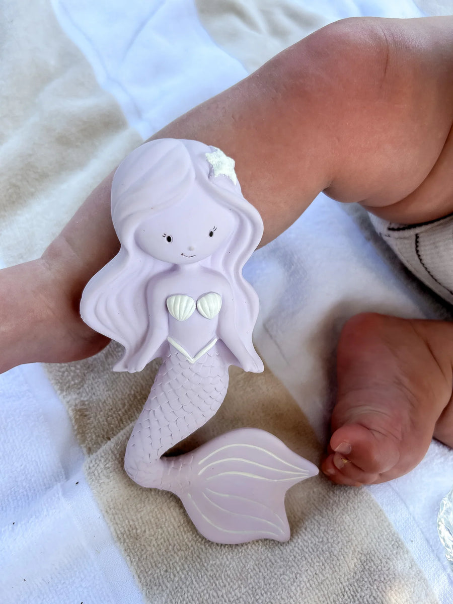 Winnie Parkes - Maeve the Mermaid Teether - Grape