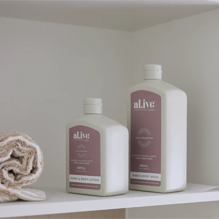 Al.ive Body - 650ml Lotion Refill - Raspberry Blossom & Juniper