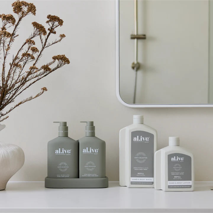 Al.ive Body - 650ml Lotion Refill - Green Pepper & Lotus